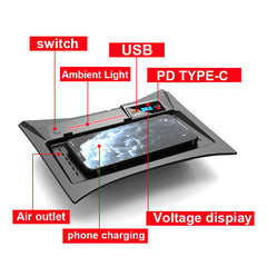 Nissan X-Trail 2014-2021 brezžični polnilec za telefon s 15 W hitrim polnjenjem 