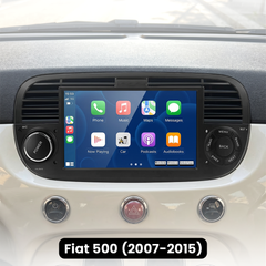 Fiat 500 07-15 - 7" radio z Apple CarPlay in Android Auto 