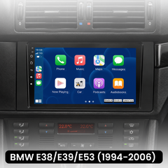 BMW E38/E39/E53 - 9" radio z Apple CarPlay in Android Auto 