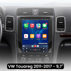 VW Touareg 2011-2017 - 9,7" radio z Apple CarPlay in Android Auto 
