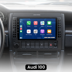 Audi 100 - 9" radio z Apple CarPlay in Android Auto