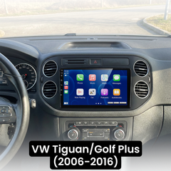 VW Tiguan/Golf Plus 06-16 - 9" radio z Apple CarPlay in Android Auto