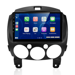 Radio Mazda 2 07-14- 9" z Apple CarPlay in Android Auto