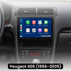 Peugeot 406 94-05 - 9" radio z Apple CarPlay in Android Auto