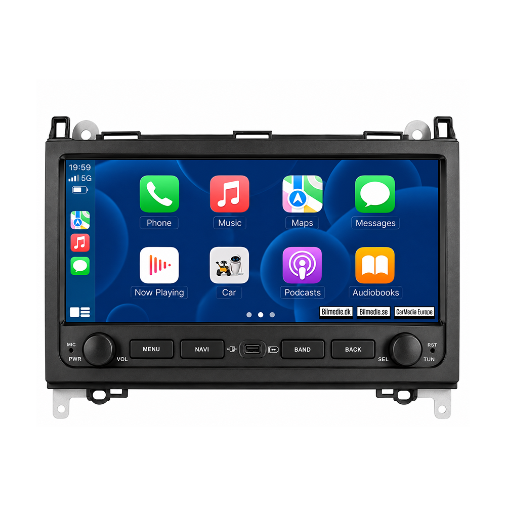 Mercedes-Benz A, B, V, Sprinter in drugi 2004-2016 - 10,26" radio z Apple CarPlay in Android Auto 