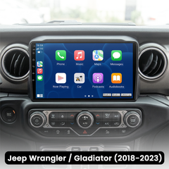 Jeep Wrangler 18-23 - 9" radio z Apple CarPlay in Android Auto