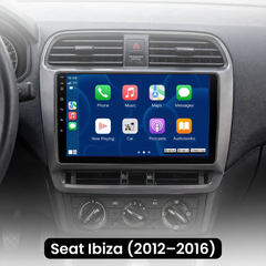 Seat Ibiza 12-16 - 9" radio z Apple CarPlay in Android Auto