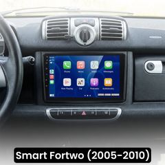 Smart Fortwo 05-10 - 9" radio z Apple CarPlay in Android Auto
