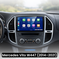 Mercedes Vito 14-21 - 10,1" radio z Apple CarPlay in Android Auto
