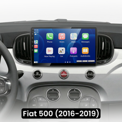 Fiat 500 16-19 - 9" radio z Apple CarPlay in Android Auto
