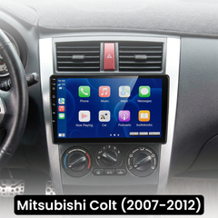 Mitsubishi Colt 07-12 - 9" radio z Apple CarPlay in Android Auto