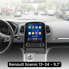 Renault Scenic 13-24 - 9,7" radio z Apple CarPlay in Android Auto