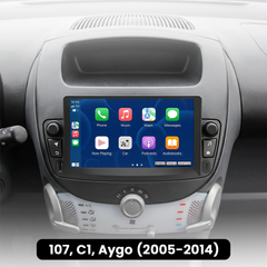 107, C1, Aygo 2005-2014 - 7" avtoradio z Apple CarPlay in Android Auto 