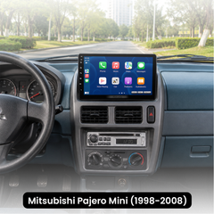 Mitsubishi Pajero Mini 1998-2008 - 9" avtoradio z Apple CarPlay in Android Auto 