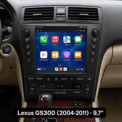 Lexus GS300 2004-2011 - 9,7" radio z Apple CarPlay in Android Auto 