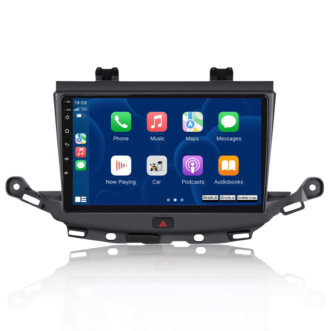 Opel Astra 2016-2020 - 9" radio z Apple CarPlay in Android Auto 