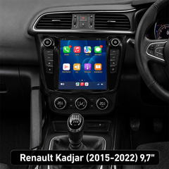Renault Kadjar 2015-2022 - 9,7" radio z Apple CarPlay in Android Auto 