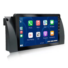 BMW E38/E39/E53 - 9" radio z Apple CarPlay in Android Auto 