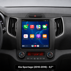 Kia Sportage 2010-2016 - 9,7" radio z Apple CarPlay in Android Auto 