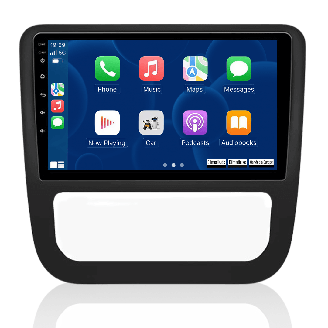 VW Scirocco 2008-2014 - 9" radio z Apple CarPlay in Android Auto 