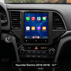 Hyundai Elantra 2016-2018 - 9,7" radio z Apple CarPlay in Android Auto 