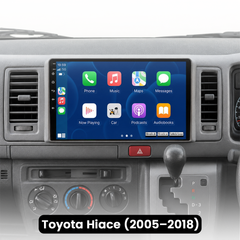 Toyota Hiace 05-18 - 10,1" radio z Apple CarPlay in Android Auto 