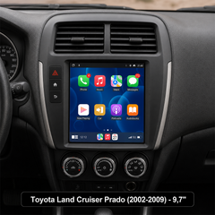 Toyota Land Cruiser Prado 2002-2009 - 9,7" radio z Apple CarPlay in Android Auto 