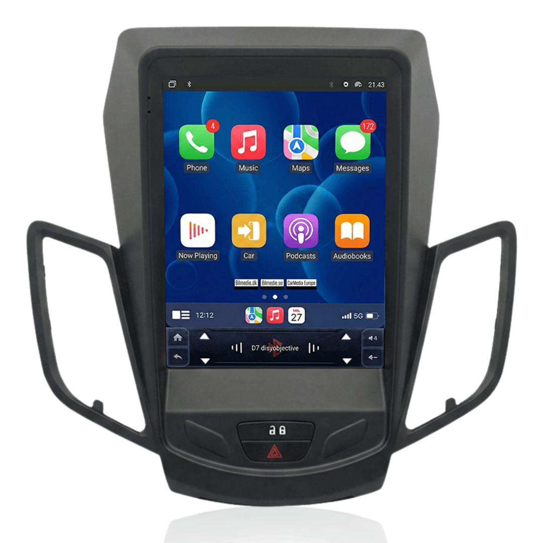 Ford Fiesta 2009-2017 – 9,7" radio z Apple CarPlay in Android Auto 
