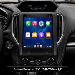 Subaru Forester / XV 2019-2024 - 9,7" radio z Apple CarPlay in Android Auto 