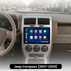 Jeep Compass 2007-2009 - 10,1" radio z Apple CarPlay in Android Auto 