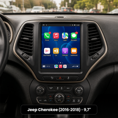 Jeep Cherokee 2016-2018 - 9,7" radio z Apple CarPlay in Android Auto 