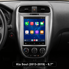 Kia Soul 2013-2019 - 9,7" radio z Apple CarPlay in Android Auto 
