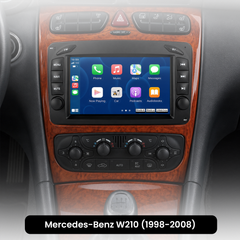 Mercedes-Benz W210 mm. 1998-2008 - 7" Radio m. Apple CarPlay og Android Auto