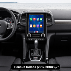 Renault Koleos 2017-2018 - 9,7" radio z Apple CarPlay in Android Auto 