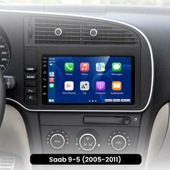 Saab 9-5 2005-2011 - 9" radio z Apple CarPlay in Android Auto 