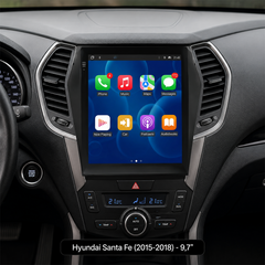 Hyundai Santa Fe 2015-2018 - 9,7" radio z Apple CarPlay in Android Auto 