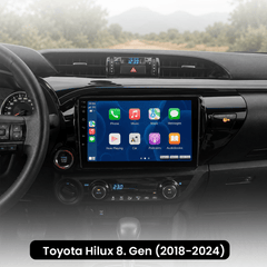 Toyota Hilux 8. generacija 2018-2024 - 10,1" radio z Apple CarPlay in Android Auto 