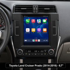 Toyota Land Cruiser Prado 2014-2016 - 9,7" radio z Apple CarPlay in Android Auto 
