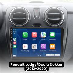 Renault Lodgy/Dacia Dokker 2012-2020 - 9" radio z Apple CarPlay in Android Auto 