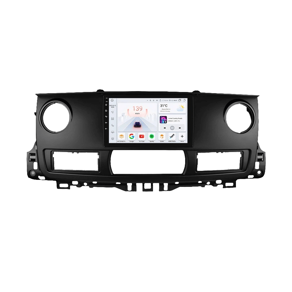 Nissan NV400/Opel Movano/Renault Master 03-11 - 10,1" radio z Apple CarPlay in Android Auto sprednjo ploščo
