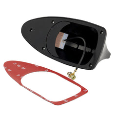 CARMOTION shark fin radijska antena v srebrni barvi