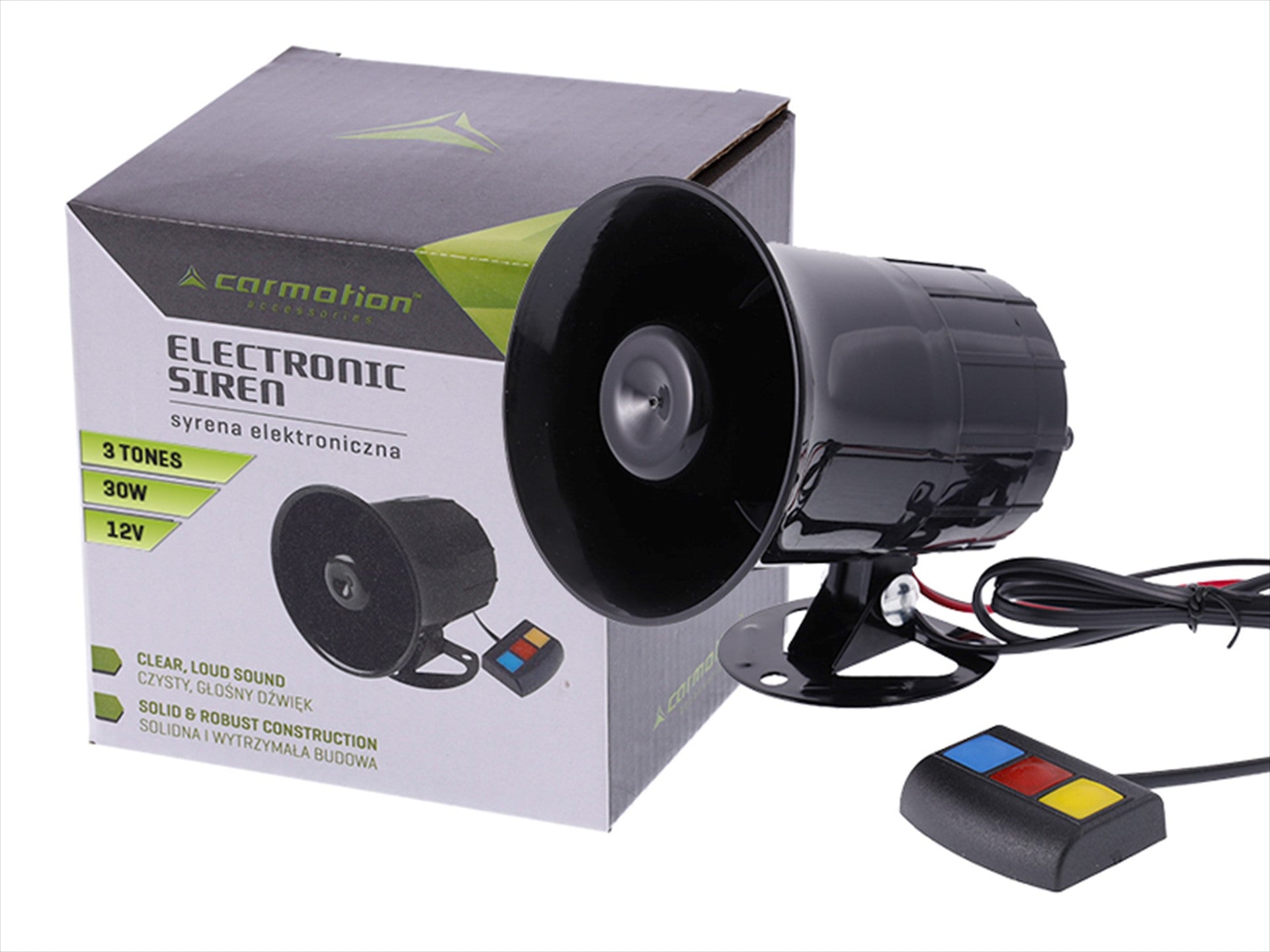 CARMOTION 3-tonska sirena za 12V sistem
