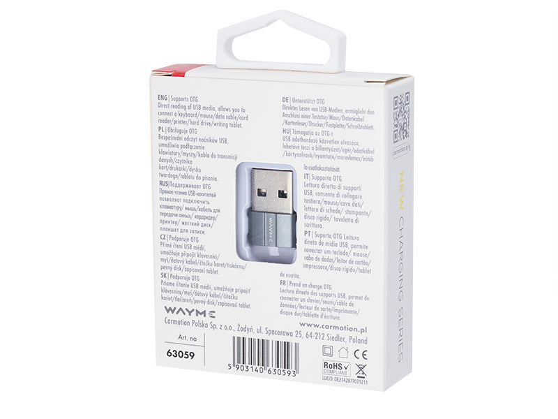 Majhen OTG USB v USB-C adapter znamke WAYME