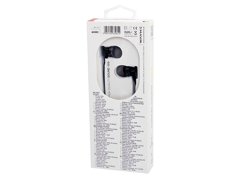 USB-C slušalke v in-ear izvedbi znamke WAYME