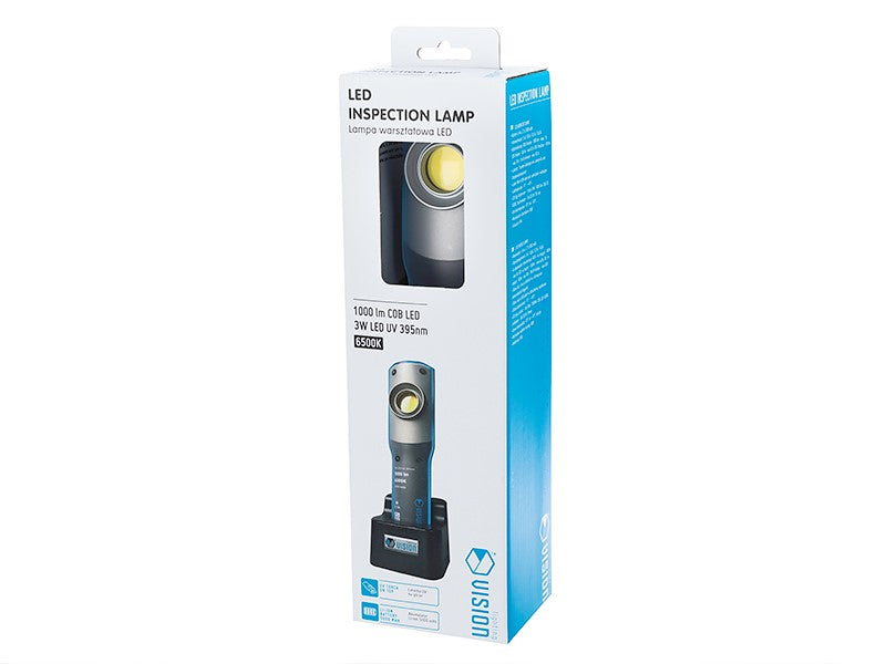 Delavniška svetilka z 10W COB LED, magnetom in vrtljivim kavljem