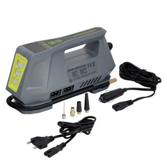Zračni kompresor CARMOTION 12V in 230V z digitalnim manometrom in LED-lučjo