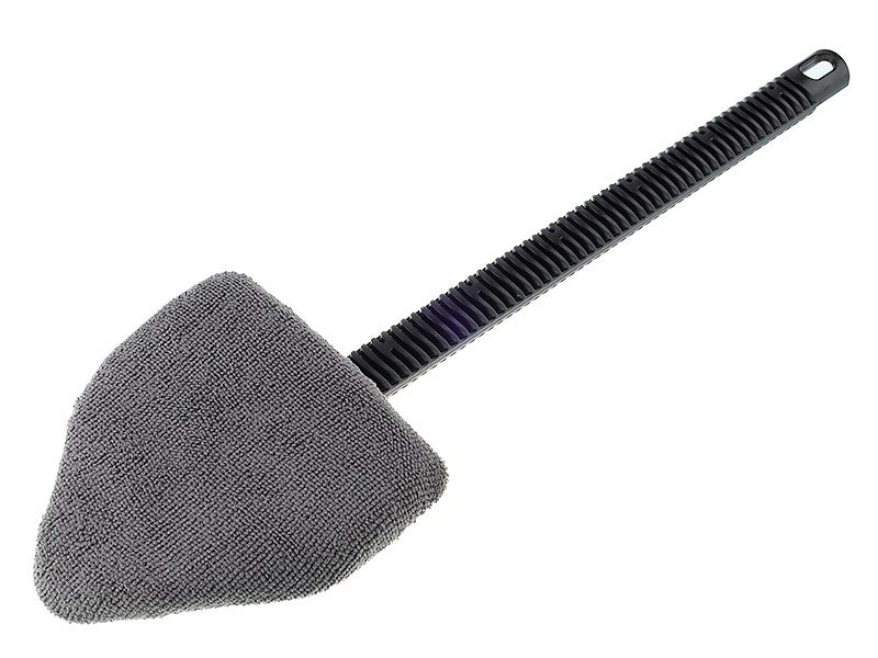 Mikrovlakenski čistilec stekel s trikotno glavo in 38 cm ročajem