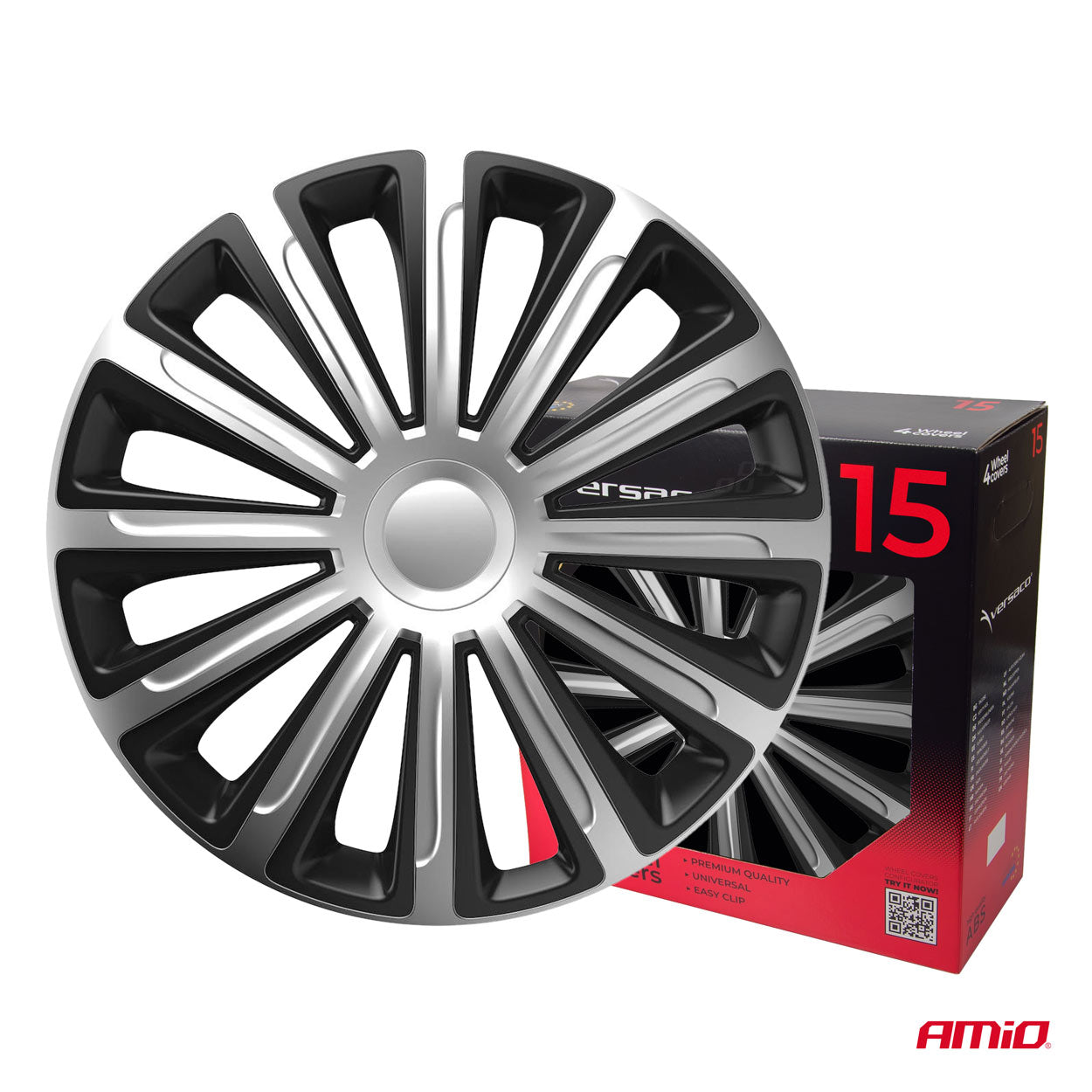 Komplet 4 Versaco Trend okrasnih pokrovov koles 15 palcev