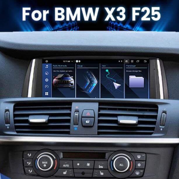 BMW X3/X4 - 8,8" radio z Apple CarPlay in Android Auto – Carmediaeurope.com