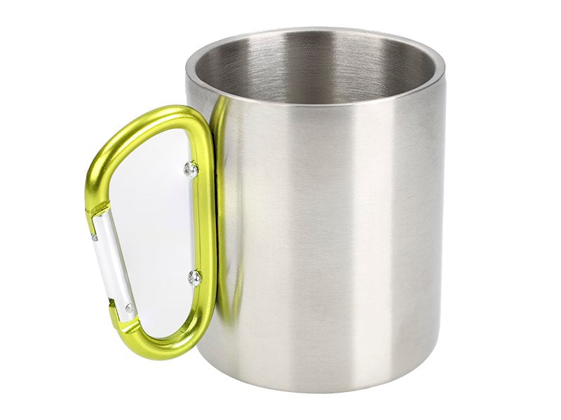 Jekleni lonček 300 ml s karabin ročajem znamke CARMOTION